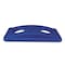Rubbermaid Commercial Bottle and Can Recycling Top, Blue, Plastic, 20.38 in W/Dia FG269288BLUE - alternate 4